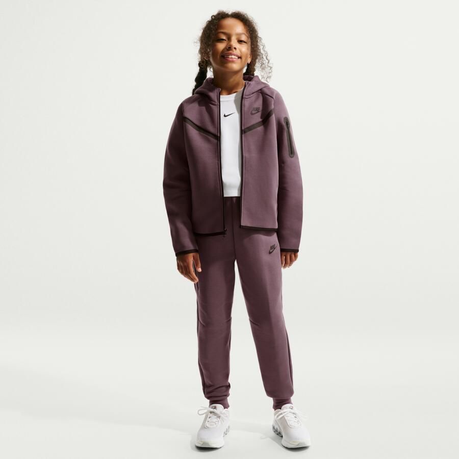 Nike Tech Fleece joggingbroek voor meisjes Paars - Foto 4
