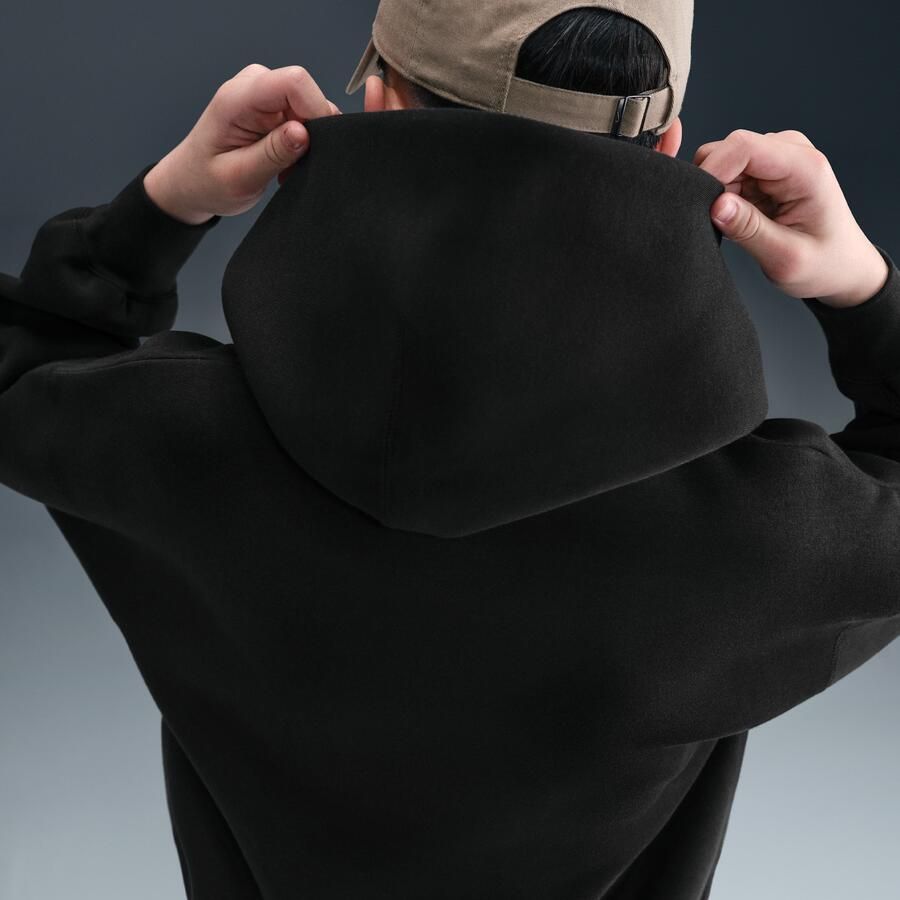 Nike Tech Fleece oversized hoodie voor jongens Zwart