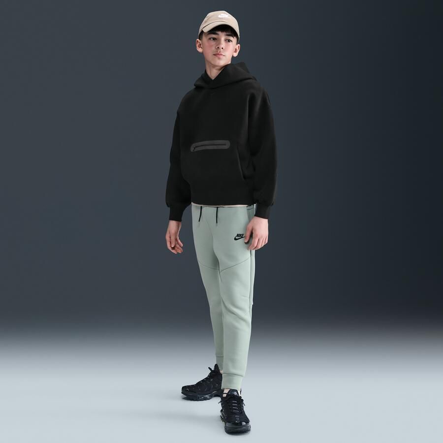 Nike Tech Fleece oversized hoodie voor jongens Zwart - Foto 3