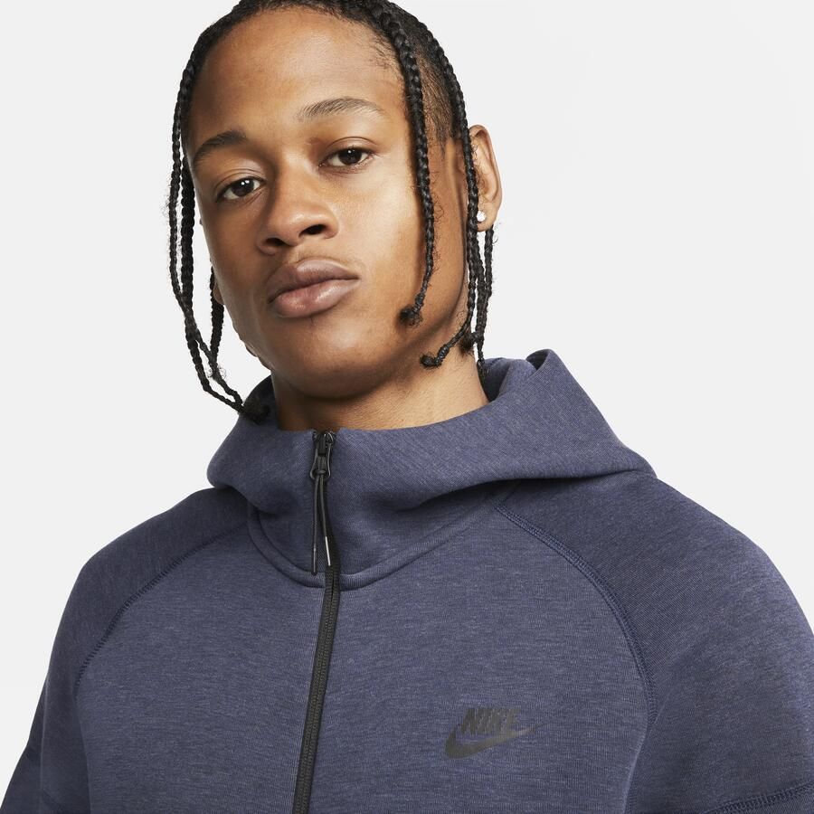 Nike Sportswear Tech Fleece Windrunner Hoodie met rits voor heren Blauw
