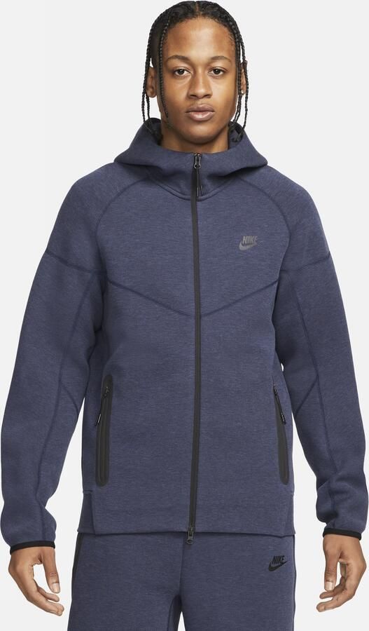 Nike Sportswear Tech Fleece Windrunner Hoodie met rits voor heren Blauw - Foto 5