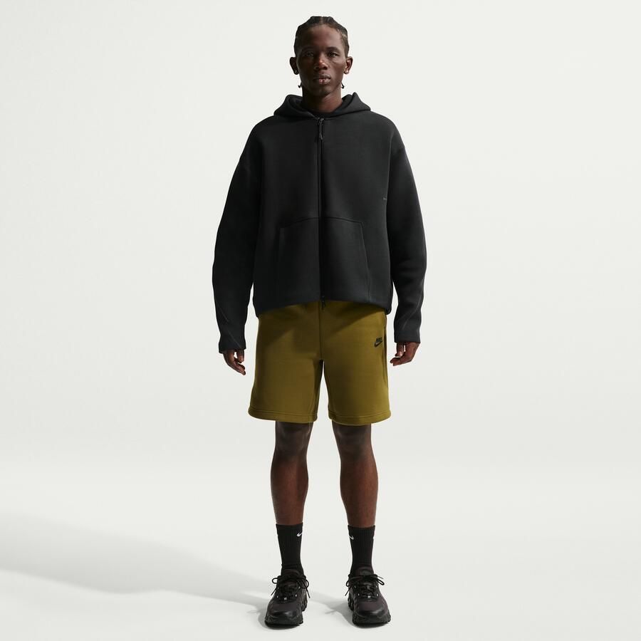Nike Tech fleecehoodie met rits voor heren Zwart - Foto 3