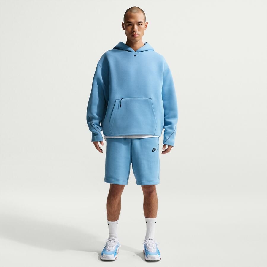 Nike Tech fleecehoodie voor heren Blauw