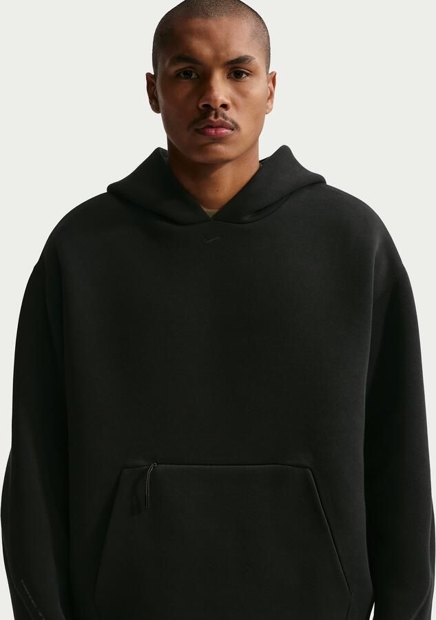 Nike Tech fleecehoodie voor heren Zwart - Foto 4