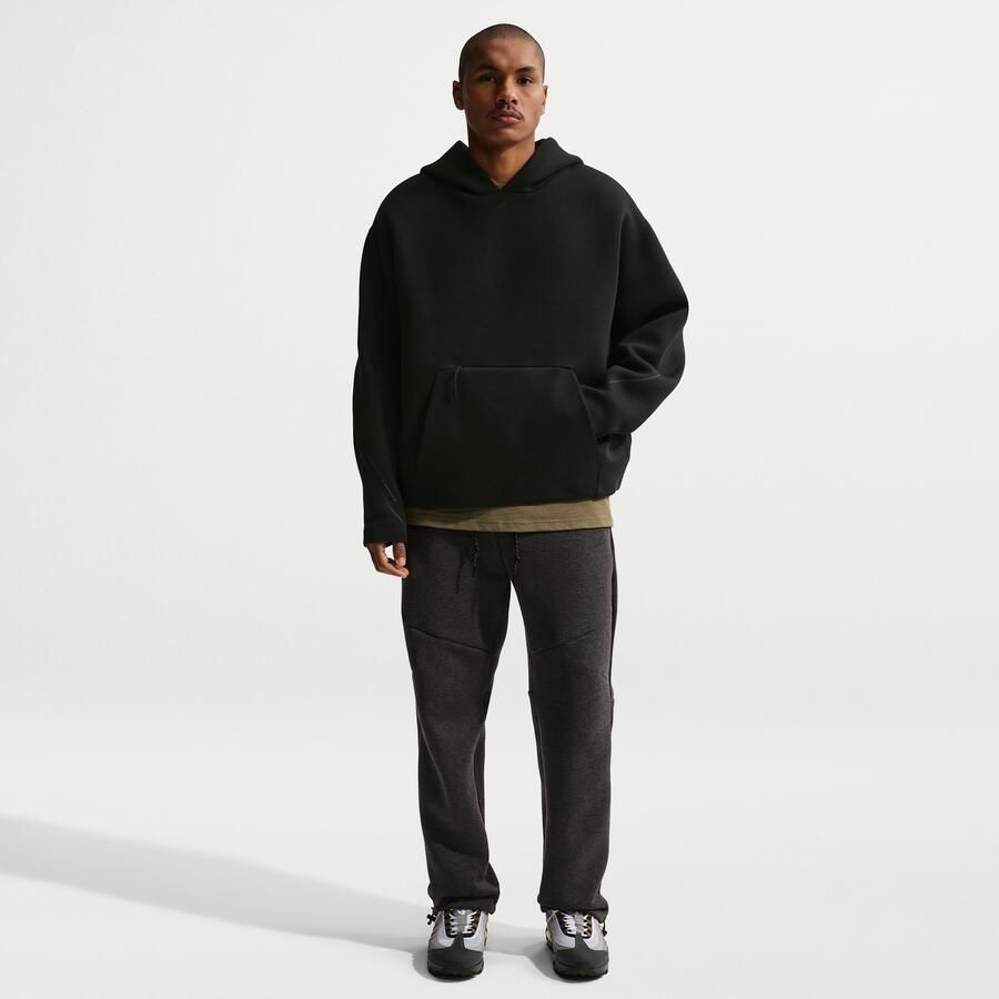 Nike Tech fleecehoodie voor heren Zwart