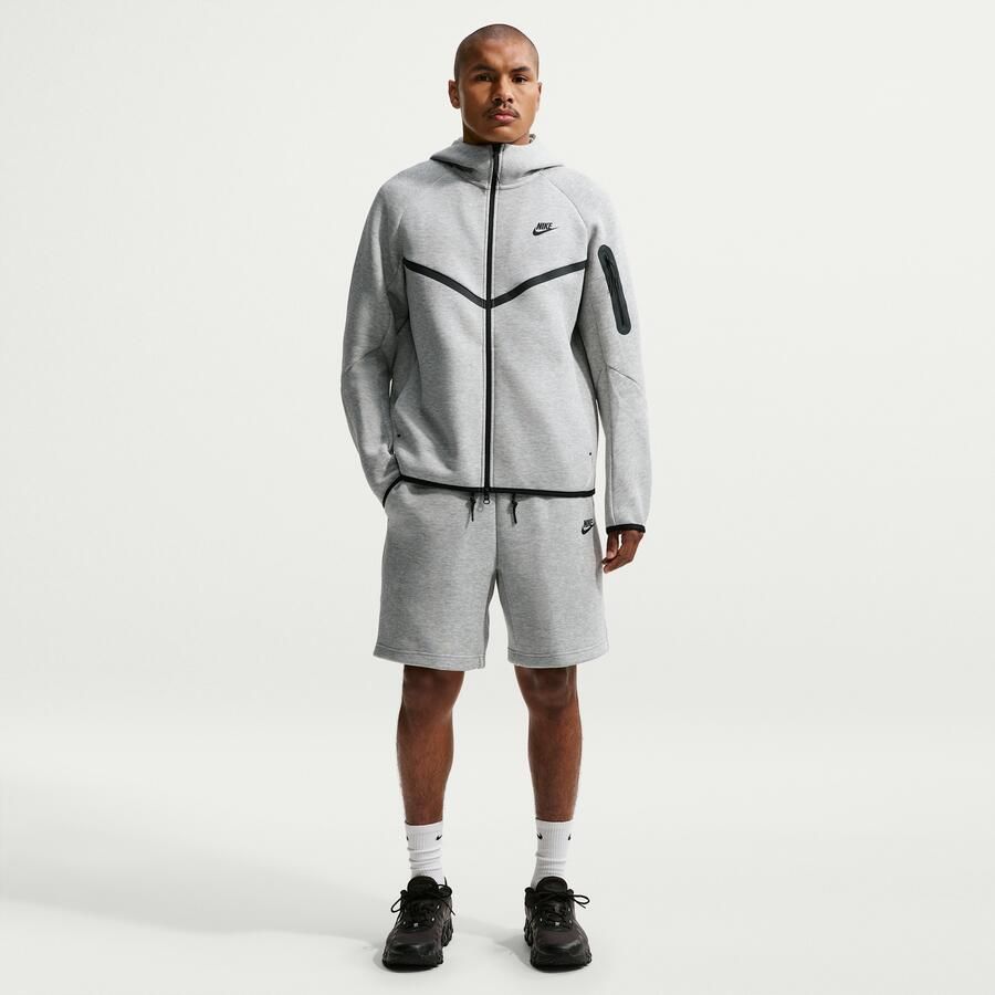 Nike Tech fleeceshorts voor heren Grijs - Foto 4