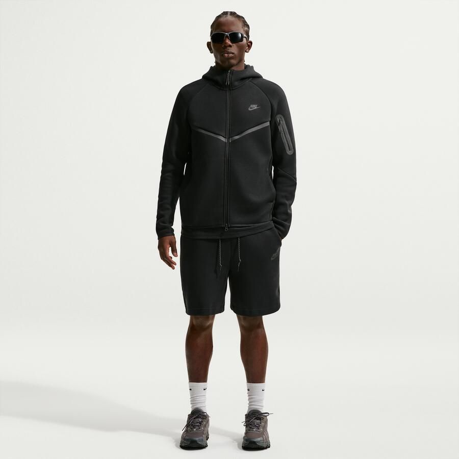 Nike Tech fleeceshorts voor heren Zwart