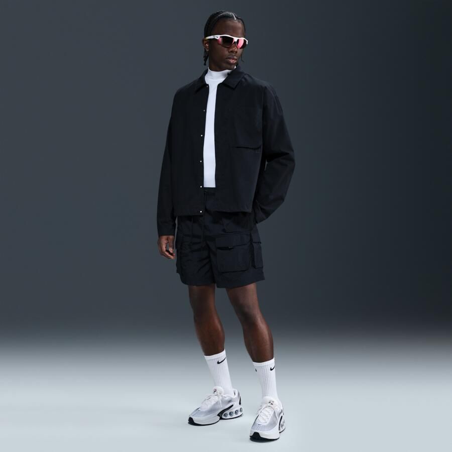 Nike Tech geweven cargoshorts voor heren Zwart - Foto 4
