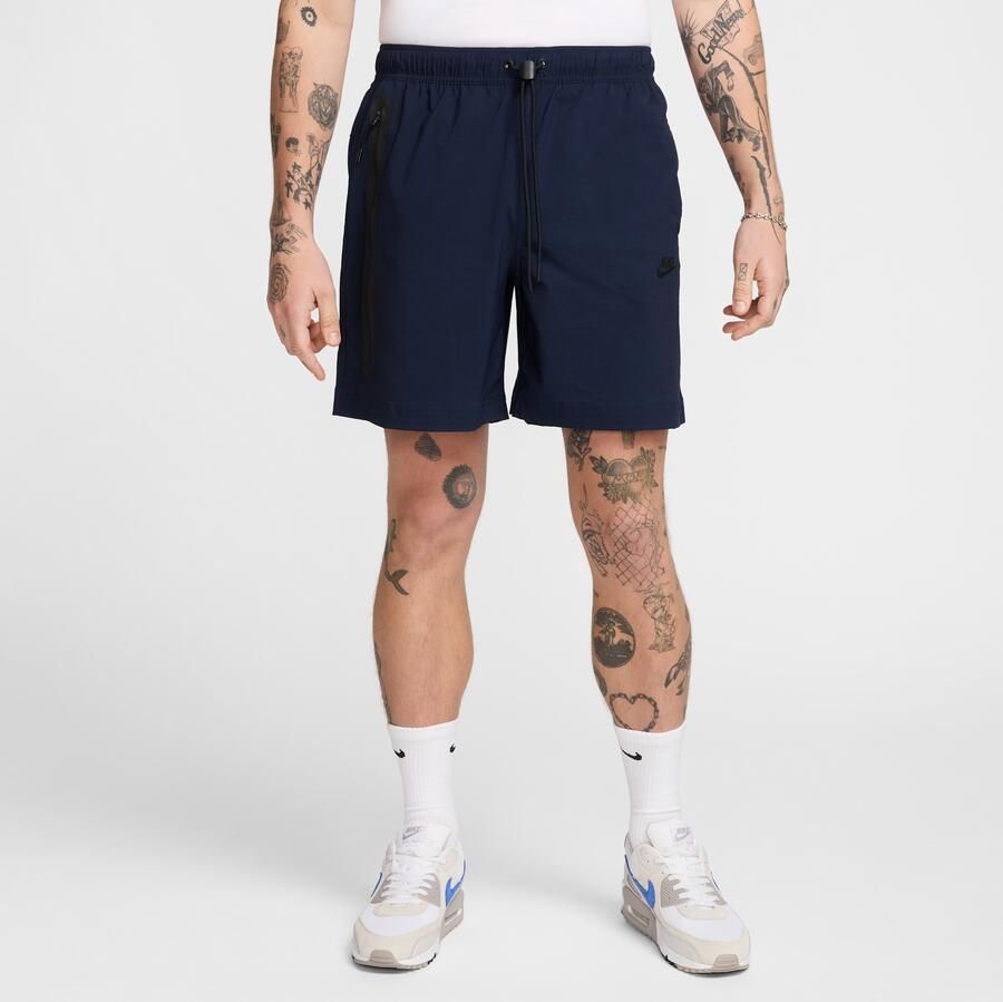 Nike Tech geweven herenshorts Blauw - Foto 3