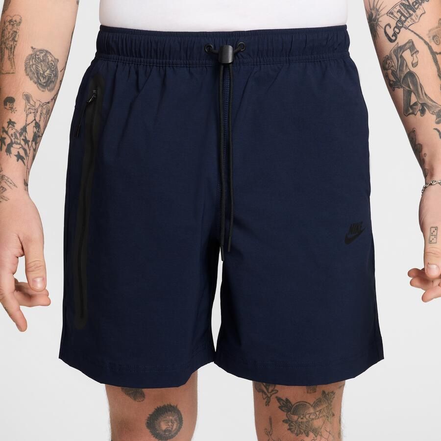 Nike Tech geweven herenshorts Blauw