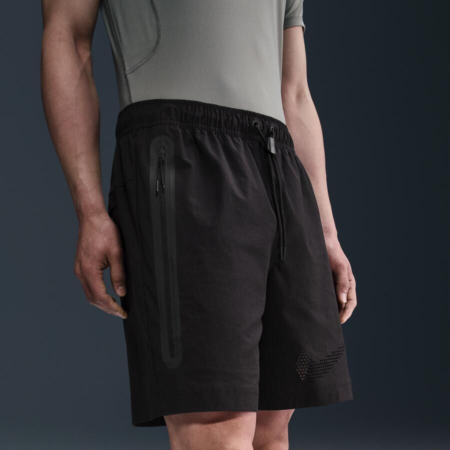 Nike Tech geweven herenshorts Zwart
