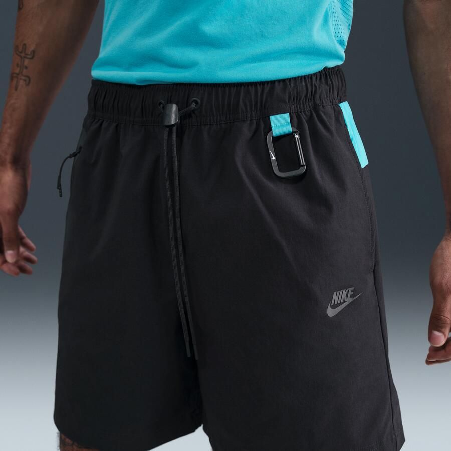 Nike Tech geweven herenshorts Zwart