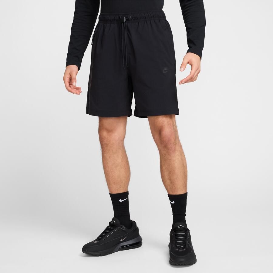 Nike Tech geweven herenshorts Zwart - Foto 4