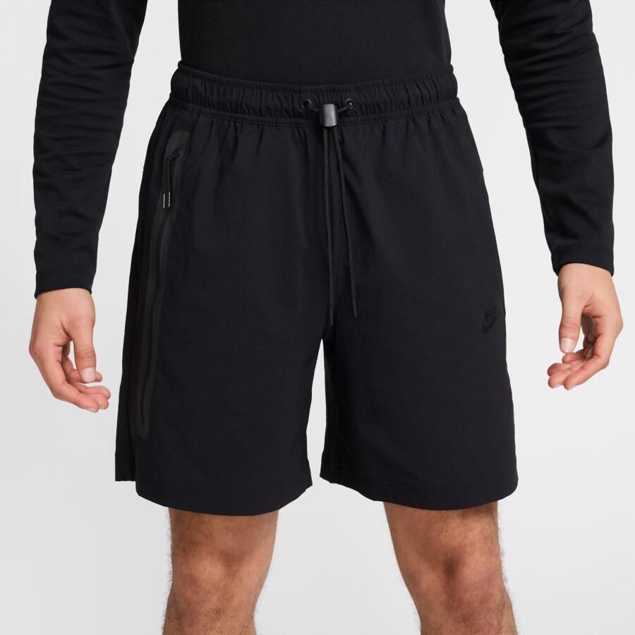 Nike Tech geweven herenshorts Zwart