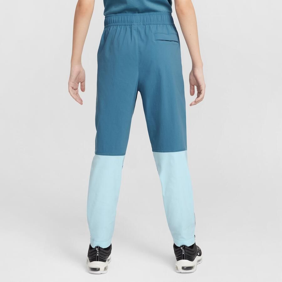Nike Tech geweven jongensbroek Blauw