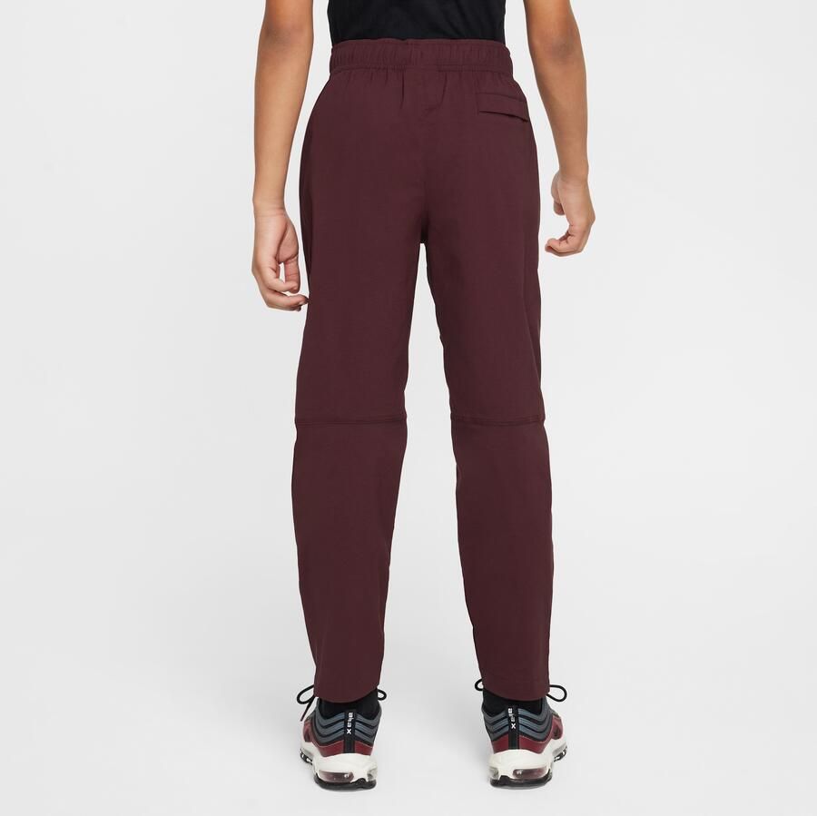 Nike Tech geweven jongensbroek Rood - Foto 4