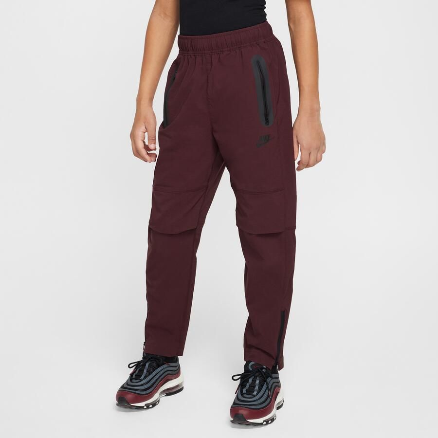Nike Tech geweven jongensbroek Rood - Foto 3