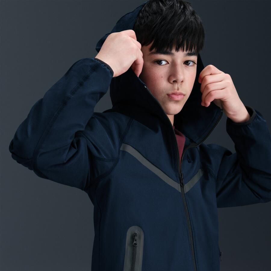 Nike Tech geweven jongensjack Blauw - Foto 2