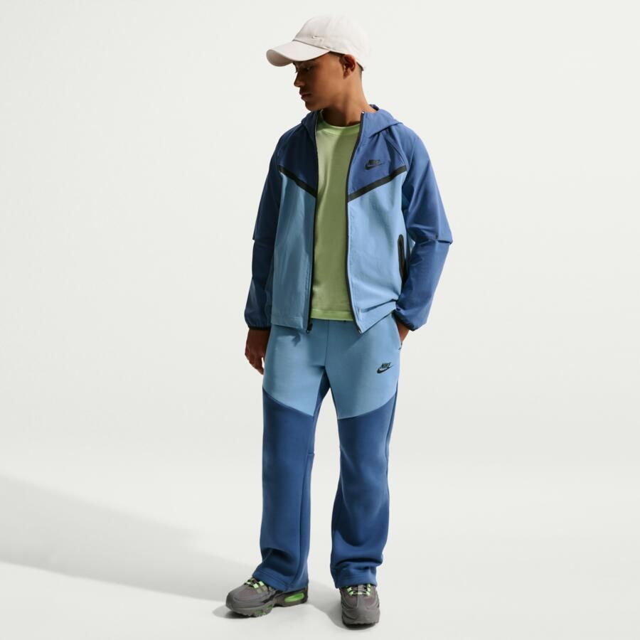 Nike Tech geweven jongensjack Blauw