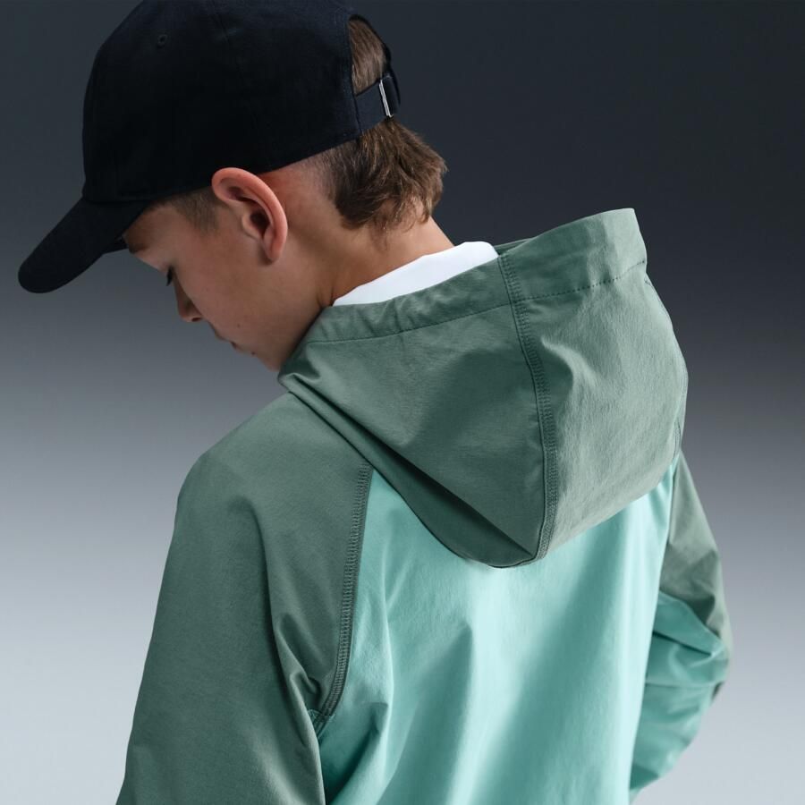 Nike Tech geweven jongensjack Groen