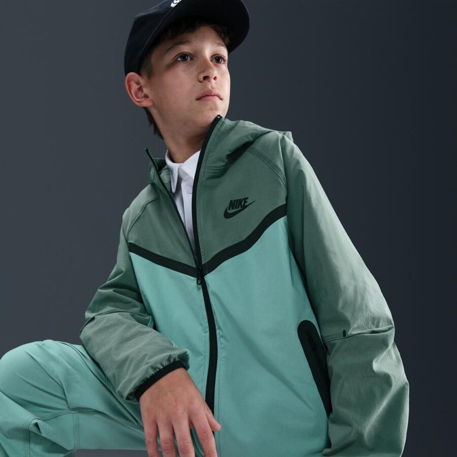Nike Tech geweven jongensjack Groen - Foto 2