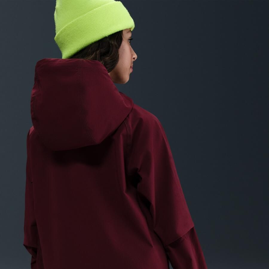 Nike Tech geweven jongensjack Rood