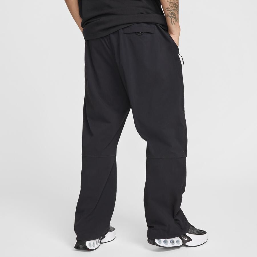 Nike Tech geweven oversized herenbroek Zwart - Foto 4