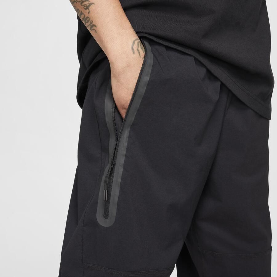 Nike Tech geweven oversized herenbroek Zwart - Foto 2