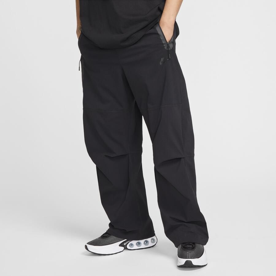 Nike Tech geweven oversized herenbroek Zwart - Foto 3