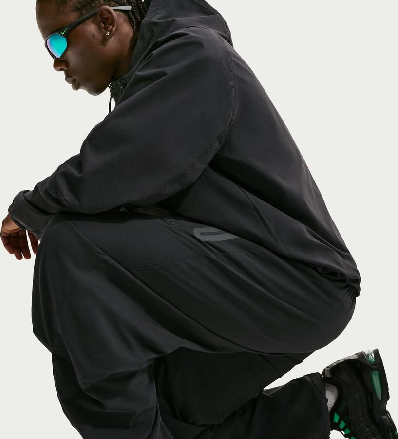 Nike Tech geweven oversized herenbroek Zwart - Foto 2