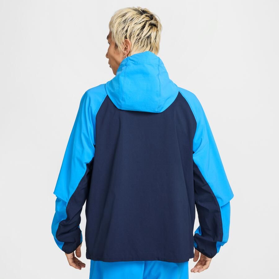 Nike Tech geweven Windrunner herenjack met rits over de hele lengte Blauw - Foto 4