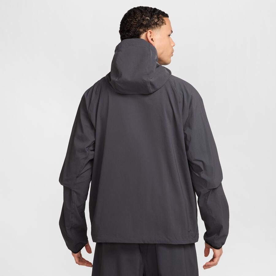 Nike Tech geweven Windrunner herenjack met rits over de hele lengte Grijs - Foto 3