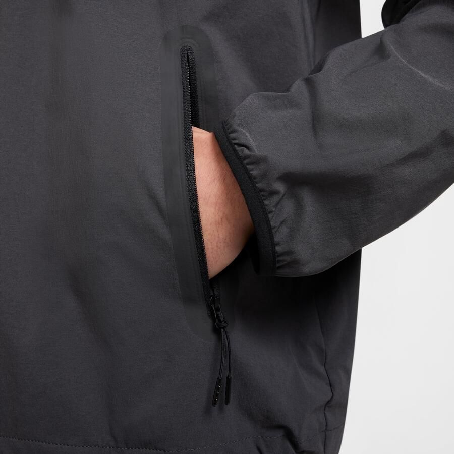 Nike Tech geweven Windrunner herenjack met rits over de hele lengte Grijs - Foto 2