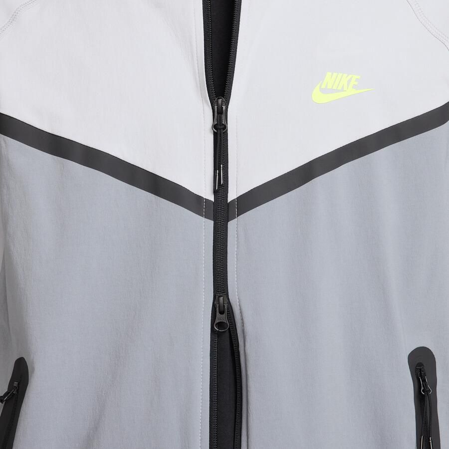 Nike Tech geweven Windrunner herenjack met rits over de hele lengte Grijs - Foto 2