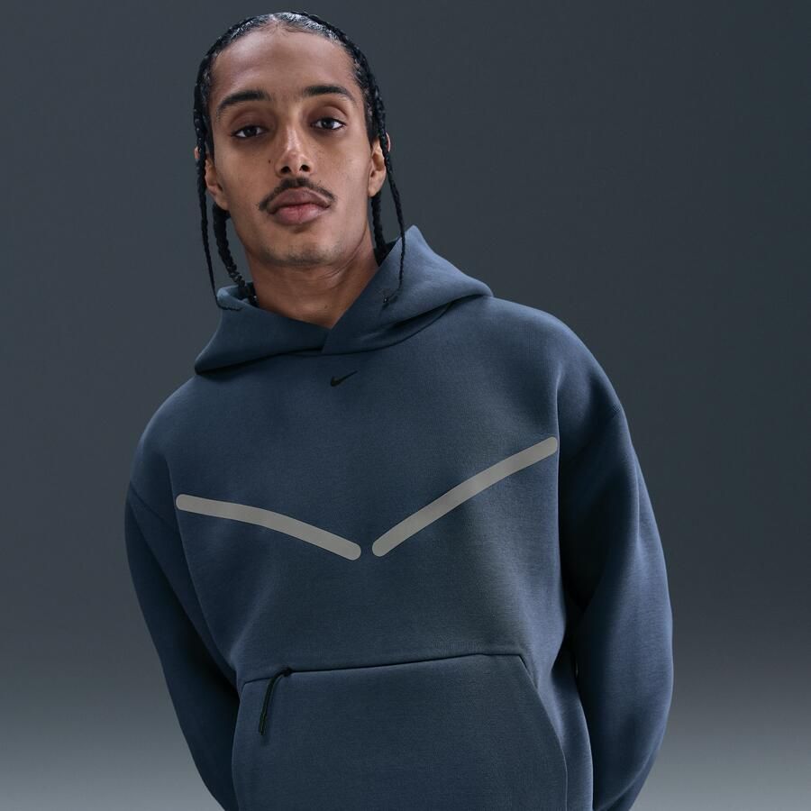 Nike Tech hoodie met reflecterende accenten voor heren Blauw - Foto 4