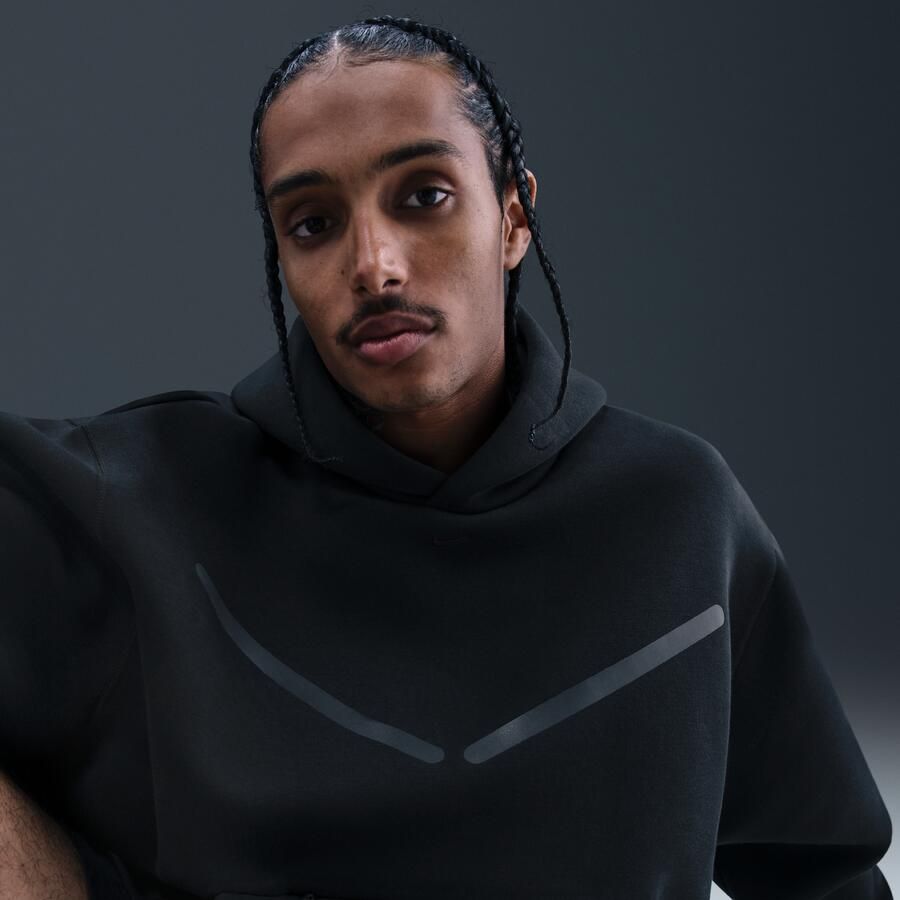 Nike Tech hoodie met reflecterende accenten voor heren Zwart - Foto 2