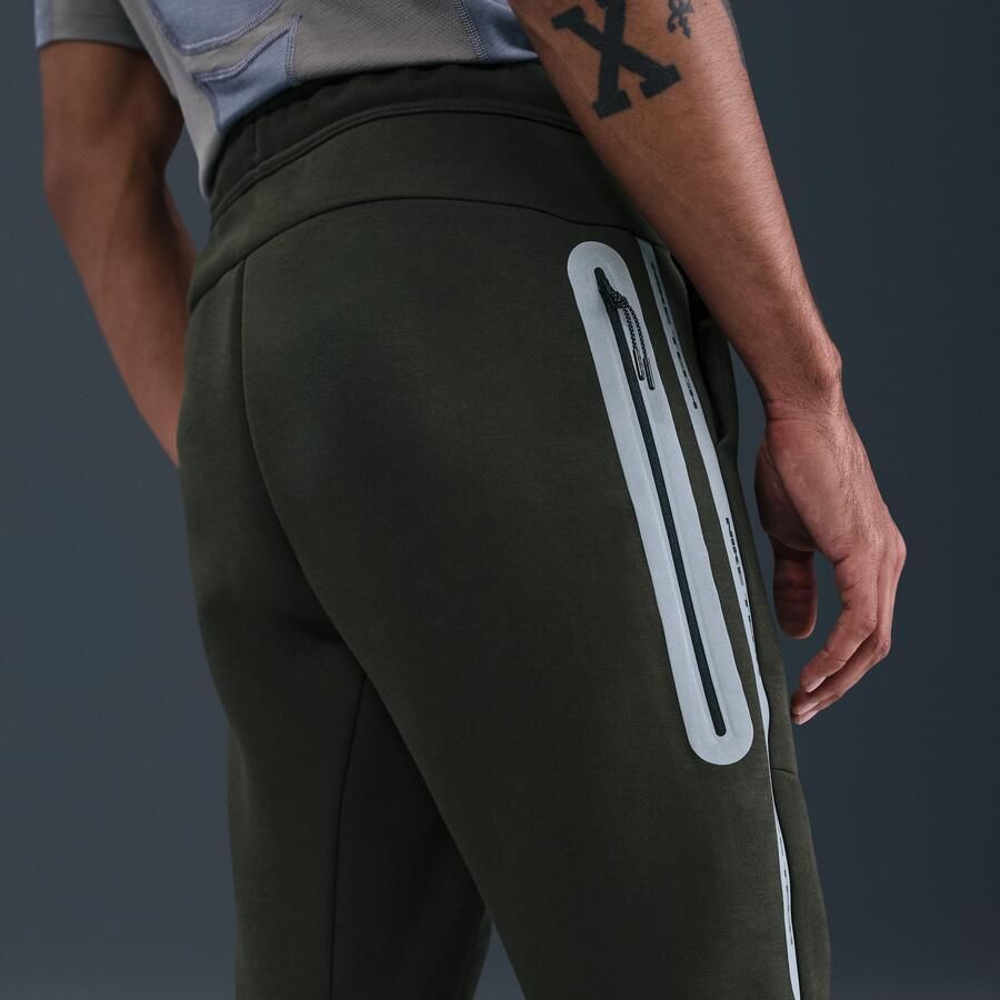 Nike Tech joggingbroek van fleece voor heren met reflecterend design-accenten Groen - Foto 2