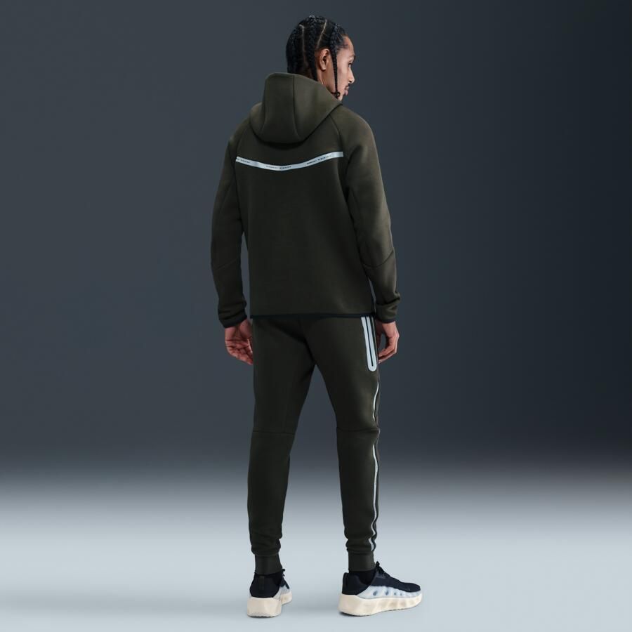Nike Tech joggingbroek van fleece voor heren met reflecterend design-accenten Groen - Foto 3