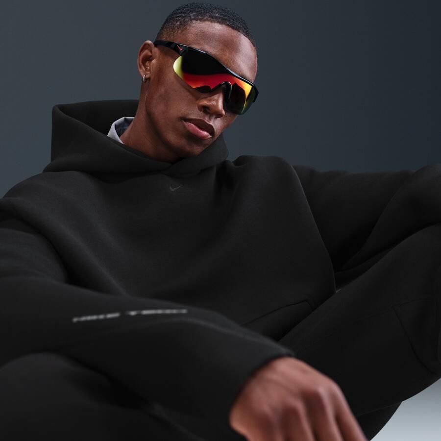 Nike Tech oversized fleecehoodie voor heren Zwart - Foto 2