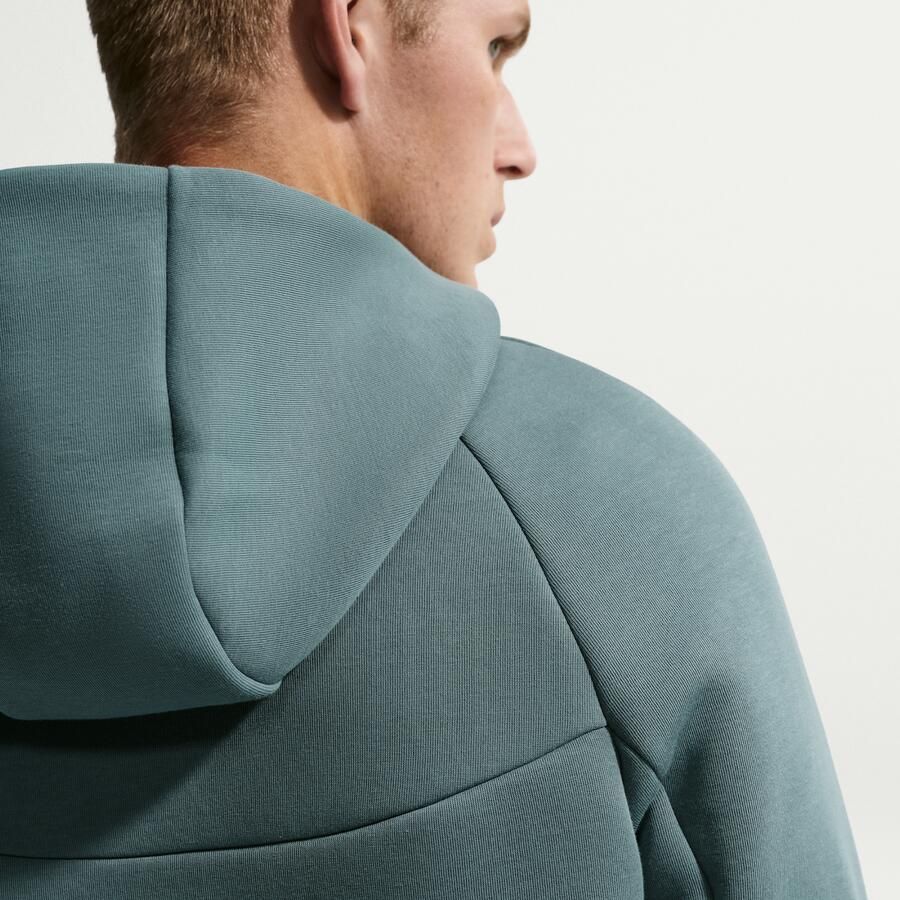 Nike Tech Windrunner herenjack van fleece met rits over de hele lengte Grijs - Foto 2