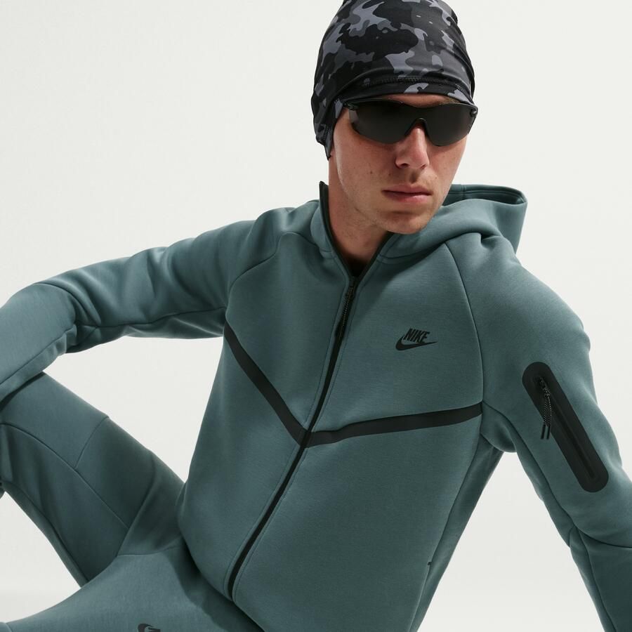 Nike Tech Windrunner herenjack van fleece met rits over de hele lengte Grijs - Foto 3