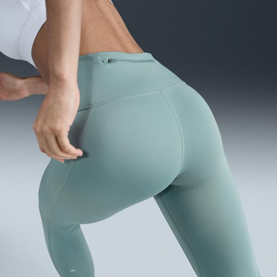 Nike Tempo 7 8-hardlooplegging met hoge taille voor dames Groen - Foto 2