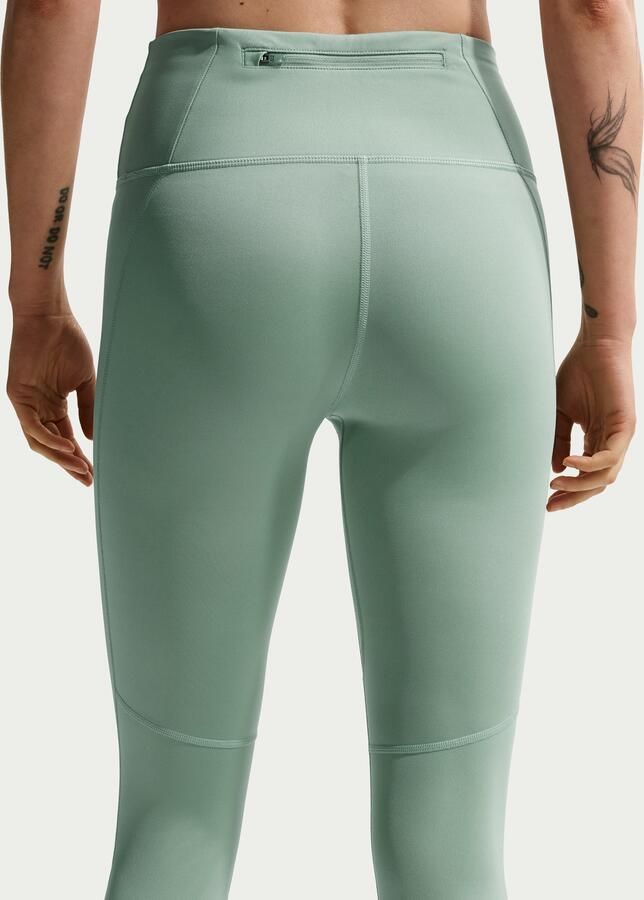 Nike Tempo 7 8-hardlooplegging met hoge taille voor dames Groen - Foto 3