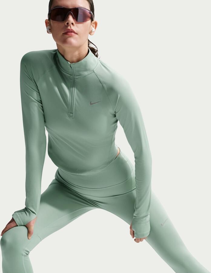 Nike Tempo 7 8-hardlooplegging met hoge taille voor dames Groen - Foto 2