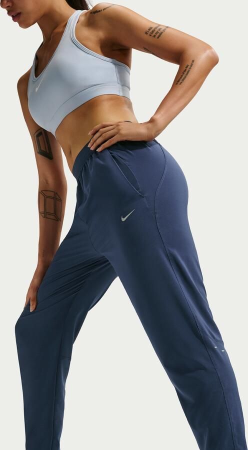 Nike Tempo Dri-FIT 7 8-hardloopbroek met halfhoge taille voor dames Blauw - Foto 3
