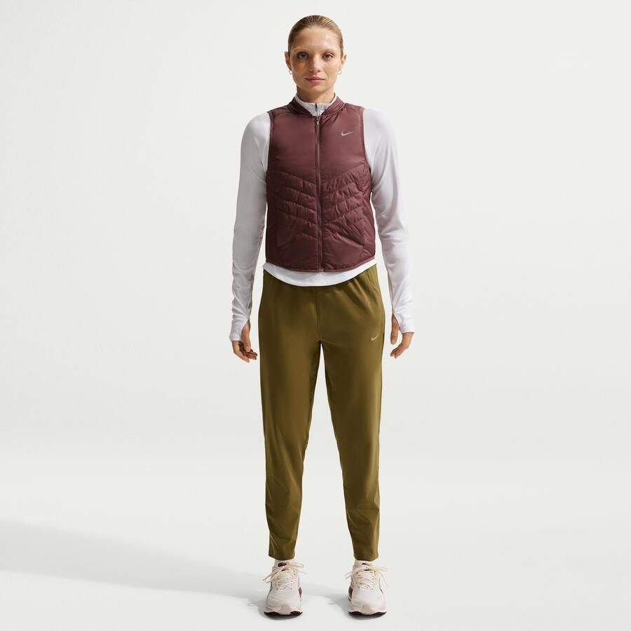 Nike Tempo Dri-FIT 7 8-hardloopbroek met halfhoge taille voor dames Bruin - Foto 4