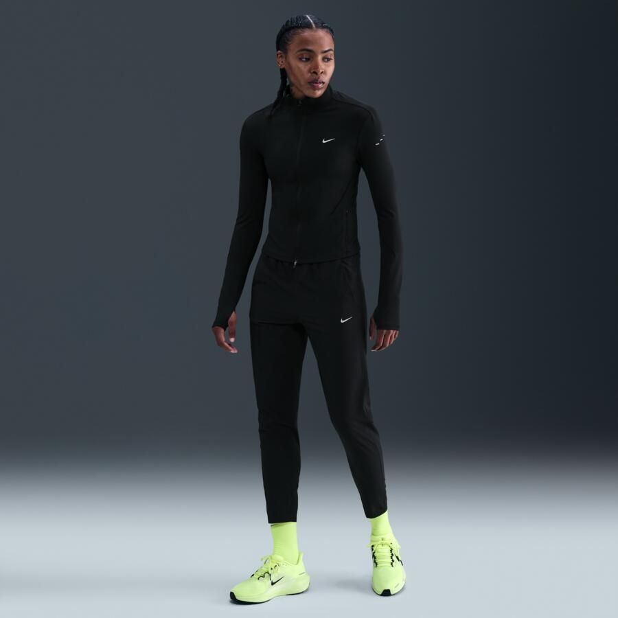 Nike Tempo Dri-FIT 7 8-hardloopbroek met halfhoge taille voor dames Zwart - Foto 4