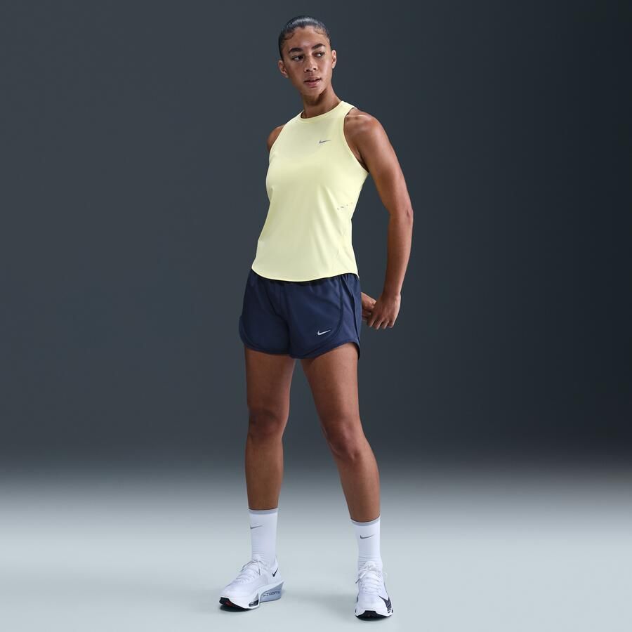 Nike Tempo Dri-FIT hardloopshorts met halfhoge taille en binnenbroekje voor dames Blauw - Foto 4