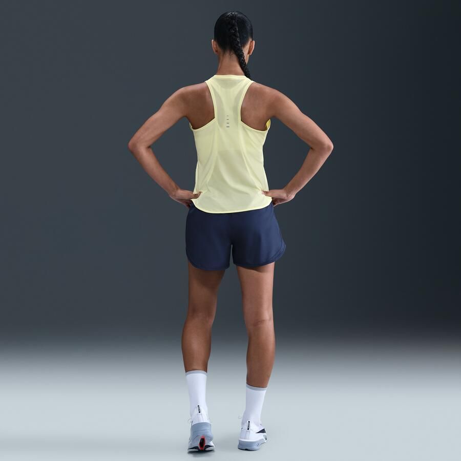 Nike Tempo Dri-FIT hardloopshorts met halfhoge taille en binnenbroekje voor dames Blauw - Foto 3