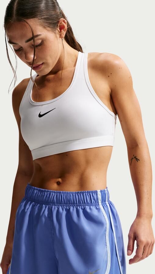 Nike Tempo Dri-FIT hardloopshorts met halfhoge taille en binnenbroekje voor dames Blauw - Foto 2